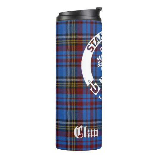 Scottish Clan Anderson Crest & Tartan Thermosbeker (Gedraaid links)