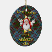 Scottish Clan Anderson Kerstornament Keramisch Ornament (Rechts)