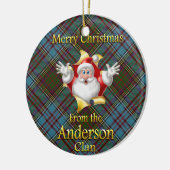 Scottish Clan Anderson Kerstornament Keramisch Ornament (Links)