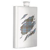Scottish Clan Anderson Tartan Heupfles (Rechts)