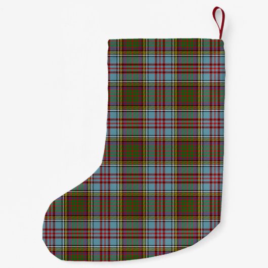 Scottish Clan Anderson Tartan Pattern Kleine Kerstsok (Achterkant)