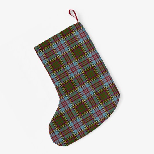 Scottish Clan Anderson Tartan Pattern Kleine Kerstsok (Achterkant (Hangend))