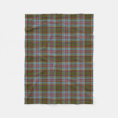 Scottish Clan Anderson Tartan Pset Fleece Deken (Voorkant)
