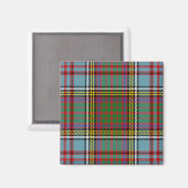 Scottish Clan Anderson Tartan Pset Magneet (Voorkant / Achterkant)