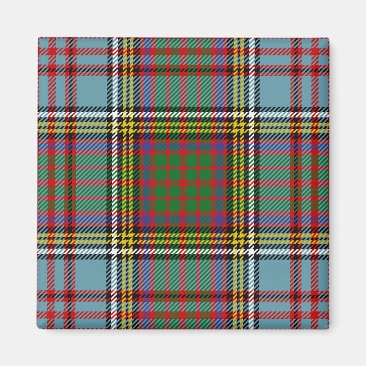 Scottish Clan Anderson Tartan Pset Magneet (Voorkant)