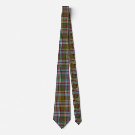Scottish Clan Anderson Tartan Pset Stropdas (Voorkant)
