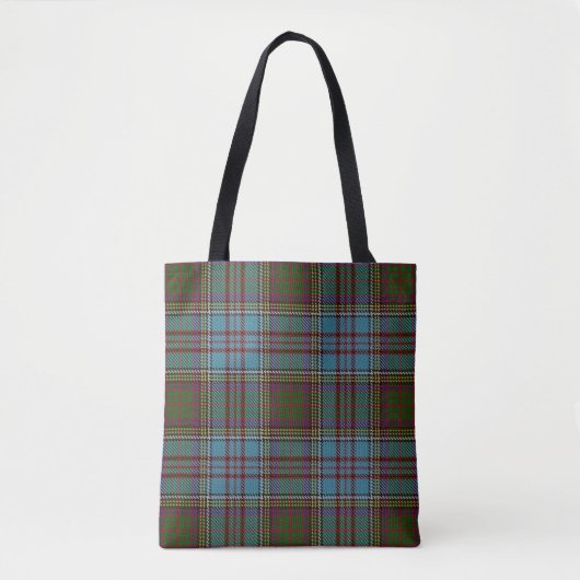 Scottish Clan Anderson Tartan Pset Tote Bag (Voorkant)