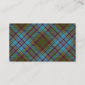 Scottish Clan Anderson Tartan Pset Visitekaartje (Achterkant)