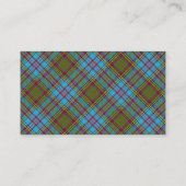 Scottish Clan Anderson Tartan Pset Visitekaartje (Achterkant)