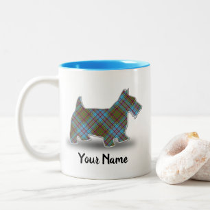Scottish Clan Anderson Tartan Scottish Terrier Tweekleurige Koffiemok