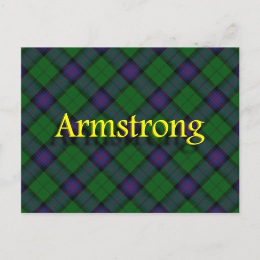 Scottish Clan Armstrong Briefkaart (Voorkant)