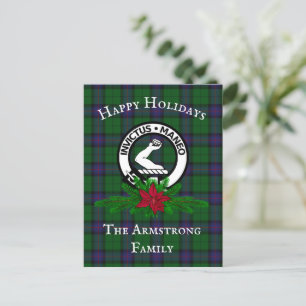 Scottish Clan Armstrong Holiday Briefkaart
