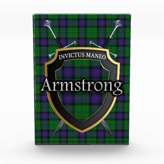 Scottish Clan Armstrong Tartan Fotoblokken (Voorkant)