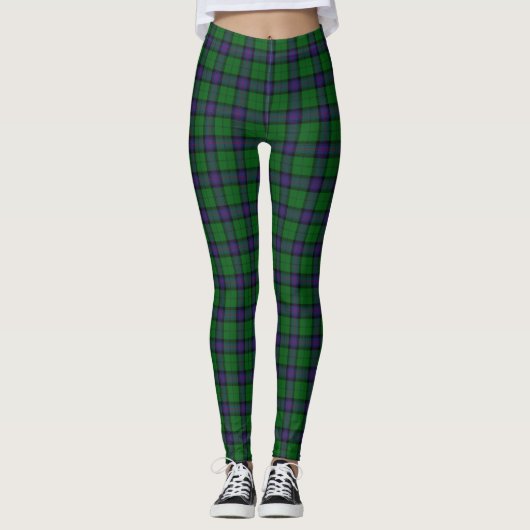 Scottish Clan Armstrong Tartan Leggings (Voorkant)