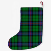 Scottish Clan Armstrong Tartan Pattern Kleine Kerstsok (Achterkant)