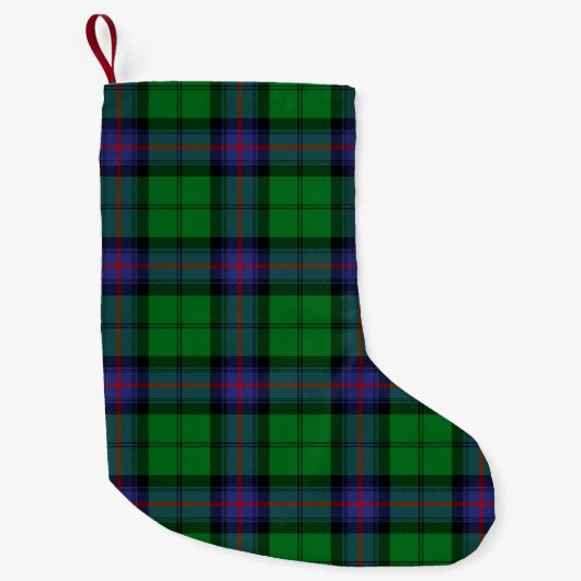 Scottish Clan Armstrong Tartan Pattern Kleine Kerstsok (Voorkant)