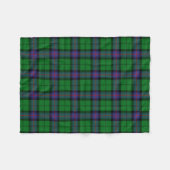 Scottish Clan Armstrong Tartan Pset Fleece Deken (Voorkant (Horizontaal))