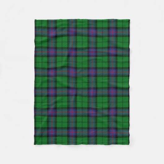 Scottish Clan Armstrong Tartan Pset Fleece Deken (Voorkant)