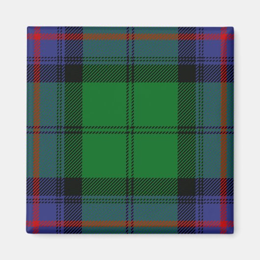 Scottish Clan Armstrong Tartan Pset Magneet (Voorkant)