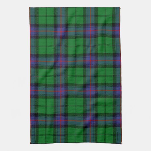 Scottish Clan Armstrong Tartan Pset Theedoek (Verticaal)