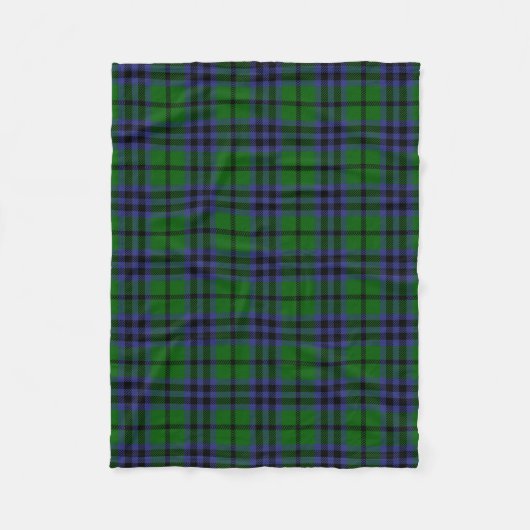 Scottish Clan Austin Tartan Pset Fleece Deken (Voorkant)