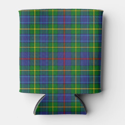 Scottish Clan Bailey Tartan Pset Blikjeskoeler (Voorkant)