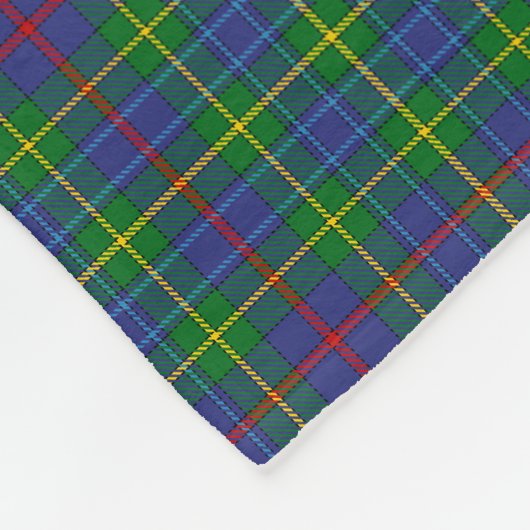 Scottish Clan Bailey Tartan Pset Fleece Deken (Hoek)