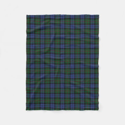 Scottish Clan Baird Classic Tartan Fleece Deken (Voorkant)