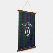 Scottish Clan Baird Crest Tartan Hangend Wandkleed (Gebogen)