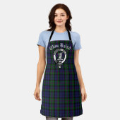 Scottish Clan Baird Crest Tartan Schort (Gedragen)