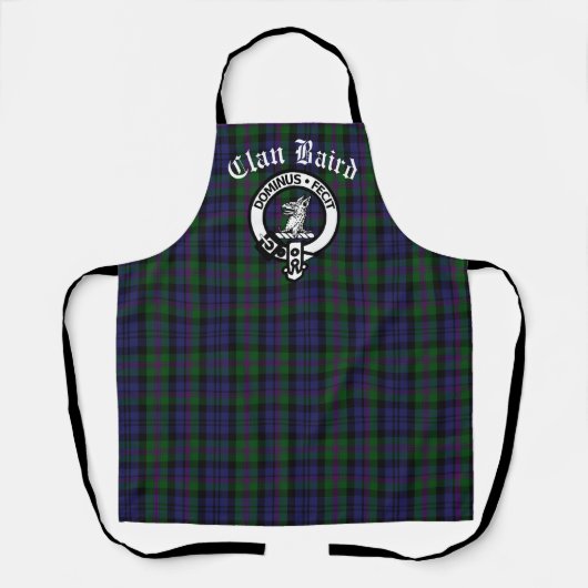 Scottish Clan Baird Crest Tartan Schort (Voorkant)