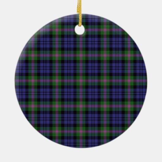 Scottish Clan Baird Modern Tartan en Crest Keramisch Ornament (Achterkant)