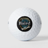 Scottish Clan Baird personaliseren Jouw naam Golfballen (Voorkant)