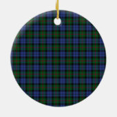 Scottish Clan Baird Tartan en Crest Keramisch Ornament (Achterkant)