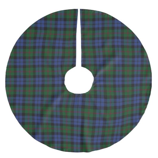 Scottish Clan Baird Tartan Kerstboom Rok (Voorkant)