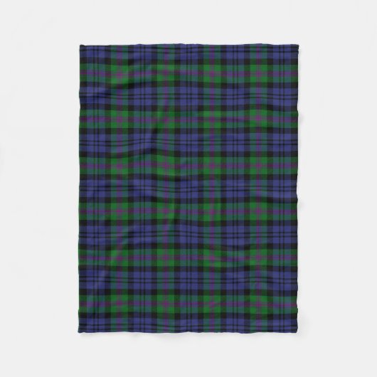 Scottish Clan Baird Tartan Pset Fleece Deken (Voorkant)
