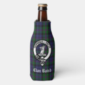 Scottish Clan Baird Tartan Pset Flesjeskoeler (Fles Voorkant)