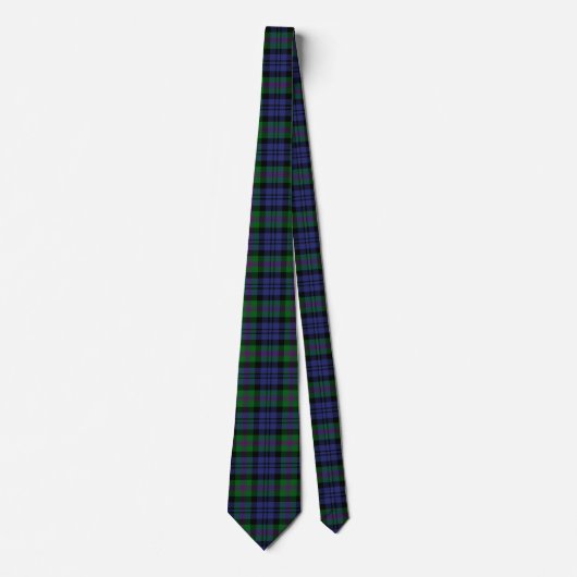 Scottish Clan Baird Tartan Pset Stropdas (Voorkant)