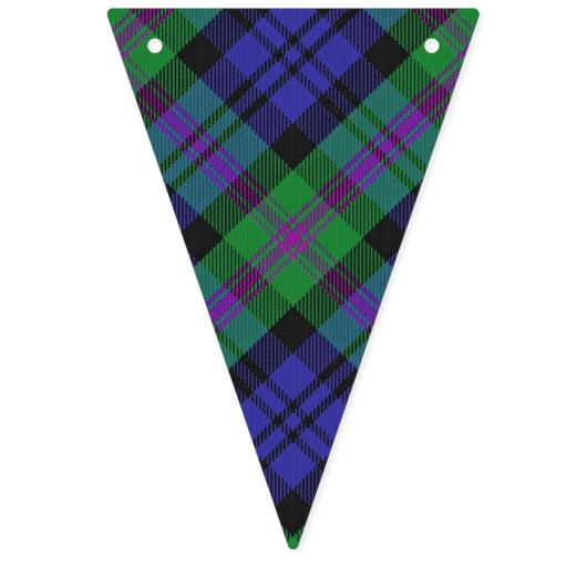 Scottish Clan Baird Tartan Vlaggetjes (Derde vlag)