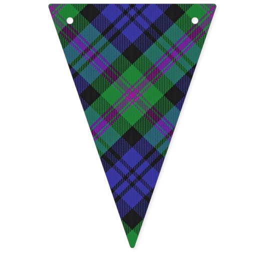 Scottish Clan Baird Tartan Vlaggetjes (Tweede vlag)