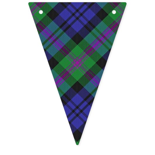 Scottish Clan Baird Tartan Vlaggetjes (Eerste vlag)