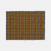 Scottish Clan Balfour Tartan Pset Fleece Deken (Voorkant (Horizontaal))