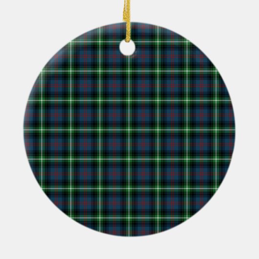 Scottish Clan Bannatyne Tartan en Crest Keramisch Ornament (Achterkant)