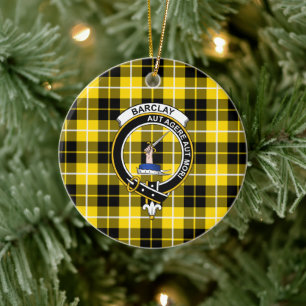 Scottish Clan Barclay Dress Modern Tartan en Cres Keramisch Ornament