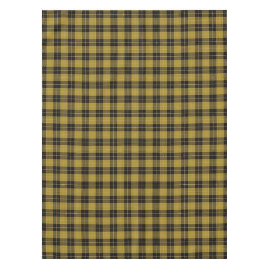Scottish Clan Barclay Dress Yellow Black Tartan Tafelkleed (Voorkant)