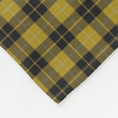 Scottish Clan Barclay Dress Yellow Classic Tartan Fleece Deken (Hoek)