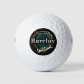 Scottish Clan Barclay Personalize Jouw naam Golfballen (Voorkant)