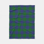 Scottish Clan Barclay Tartan Pset Fleece Deken (Voorkant)