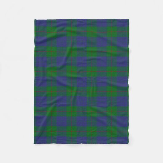 Scottish Clan Barclay Tartan Pset Fleece Deken (Voorkant)