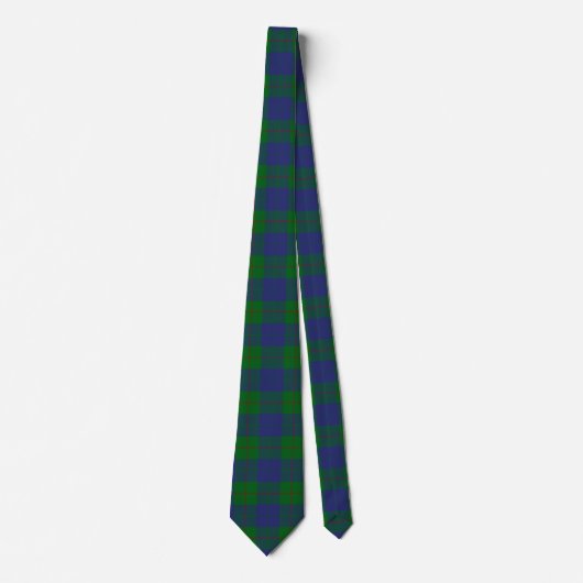 Scottish Clan Barclay Tartan Pset Stropdas (Voorkant)